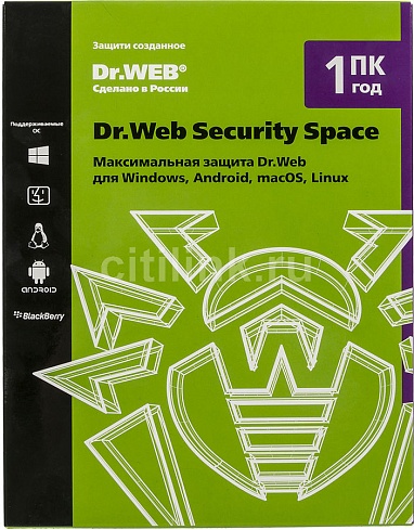 Dr.WEB Security Space 1 ПК/1 год